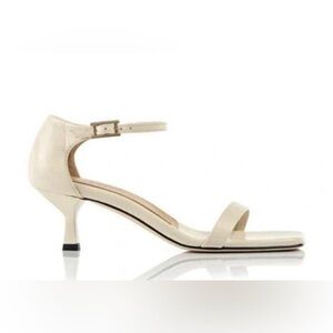 EUC Dear Frances Shiloh Cream Ankle Strap Sandals – Size 9 / 39